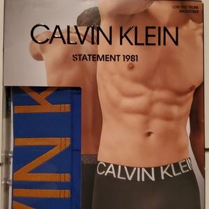 Calvin Klein Low Rise Trunk Statement 1981